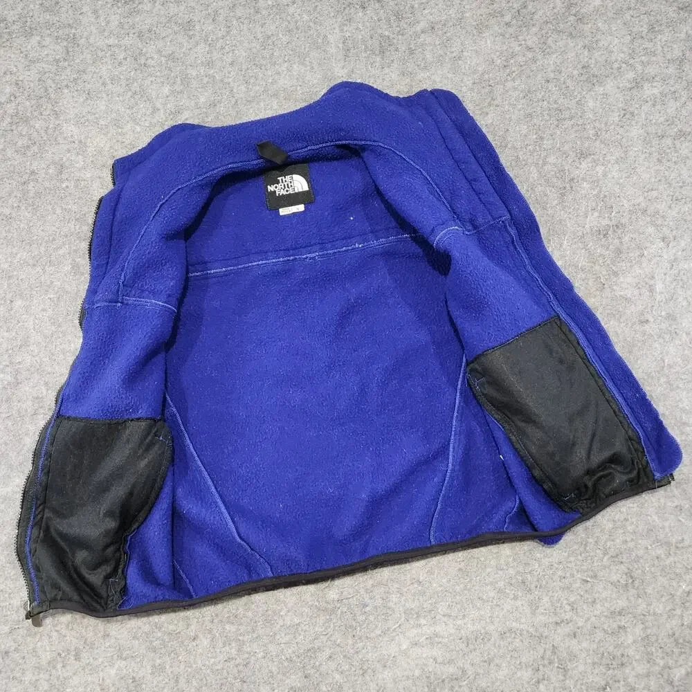 VTG 90s The North Face TNF Mens S Small Fleece‎ Full Zip Vest Jacket USA Made